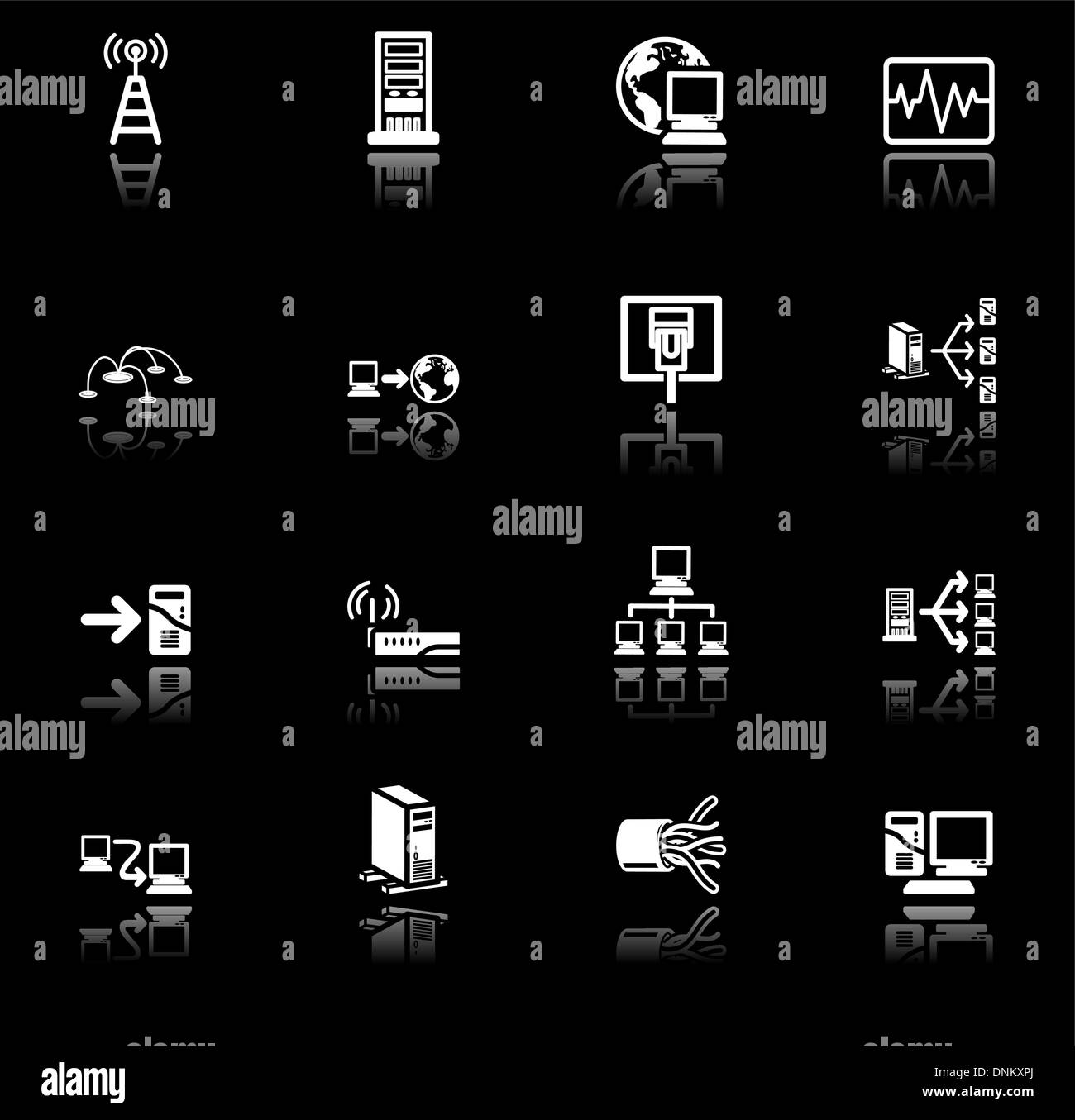 Réseaux informatiques Banque d'images vectorielles - Alamy