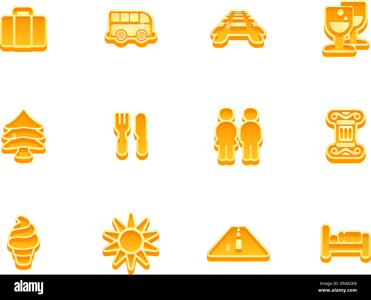 Illustration d'un billet d'icon set series Illustration de Vecteur