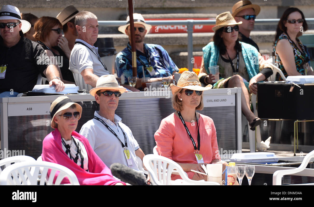 Auckland, Nouvelle-Zélande. 09Th Jan, 2014. Tennis fans au jour 4 de l'ASB Classic Women's International. ASB Tennis Centre, Auckland : l'action de Crédit Plus Sport/Alamy Live News Banque D'Images