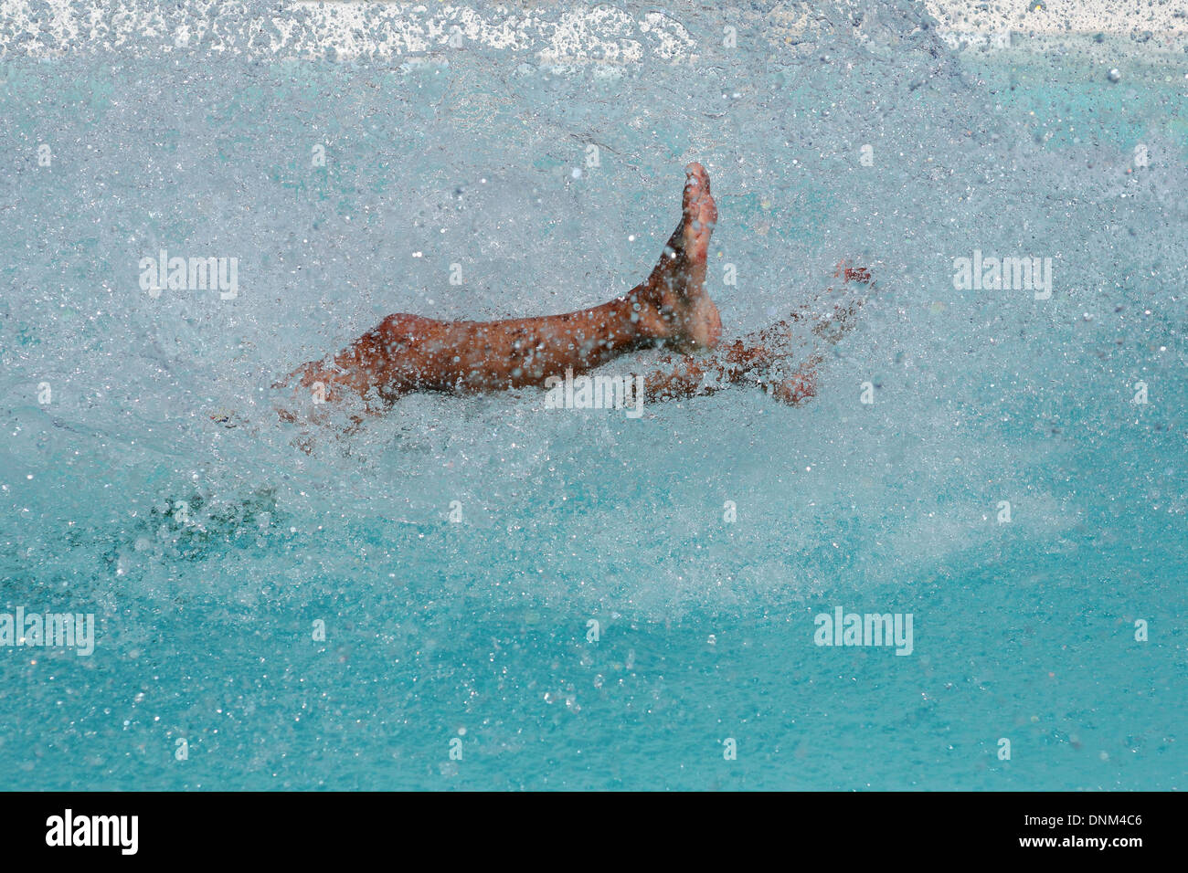 Civitavecchia, Italie, a demandé : symbole de la scène de la noyade Photo Banque D'Images