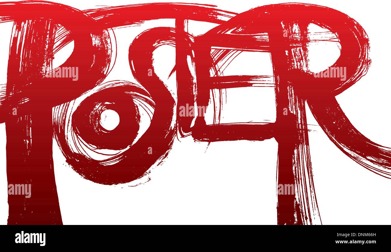 Enseigne-affiche illustration graphique Illustration de Vecteur