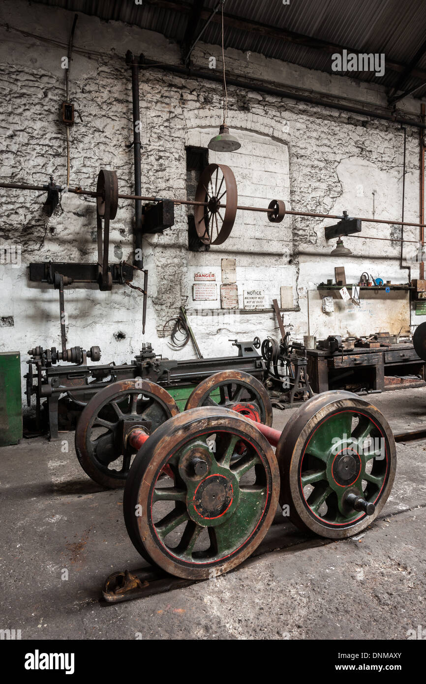 Atelier Fer Tanfield, Co Durham, Angleterre Banque D'Images