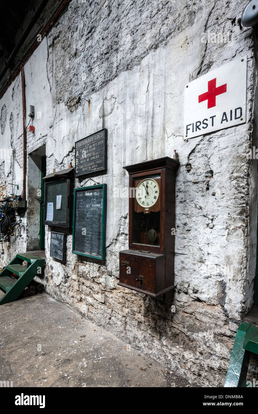 Atelier Fer Tanfield, Co Durham, Angleterre Banque D'Images
