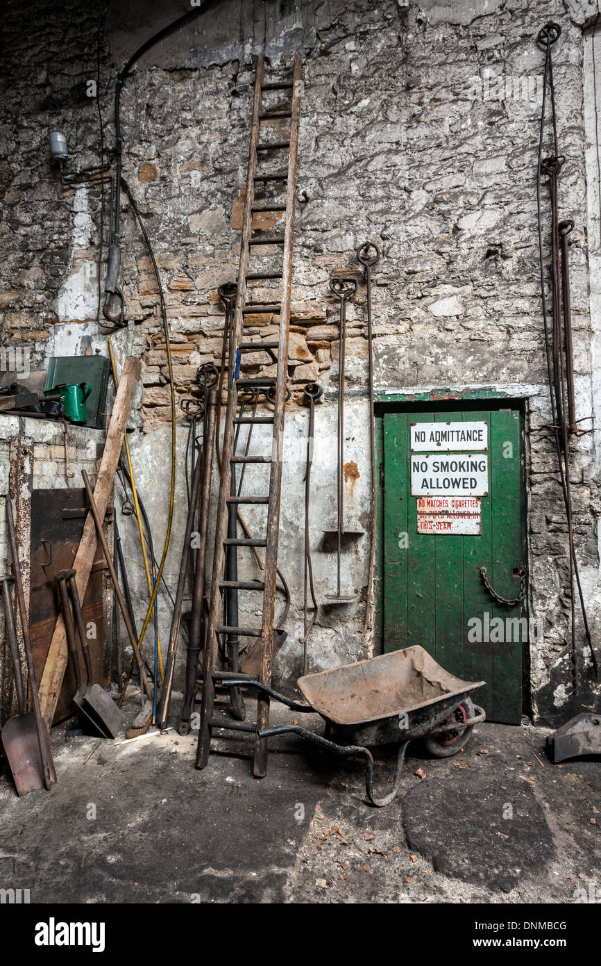 Atelier Fer Tanfield, Co Durham, Angleterre Banque D'Images