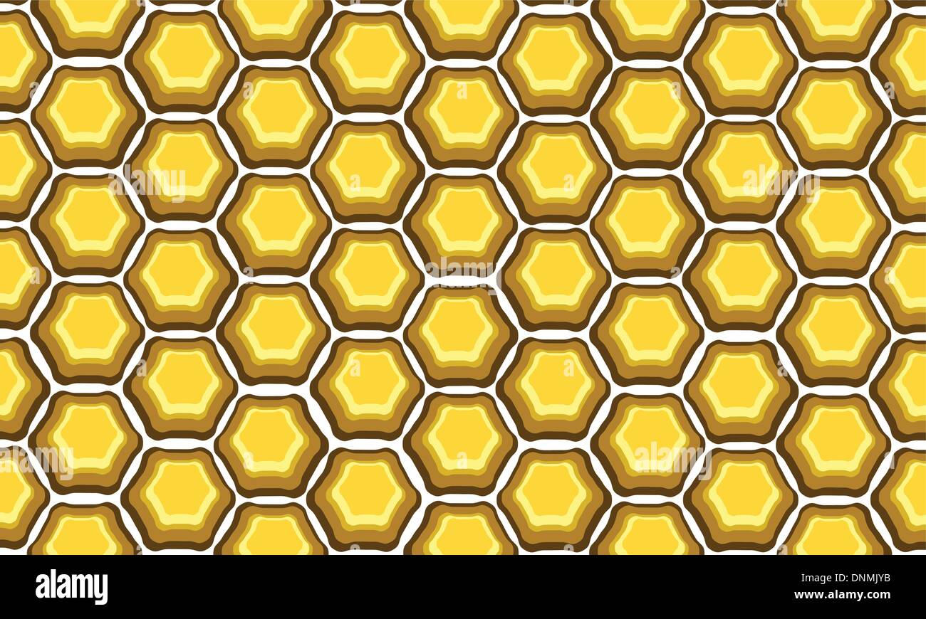 Arrière-plan hexagonal Illustration de Vecteur