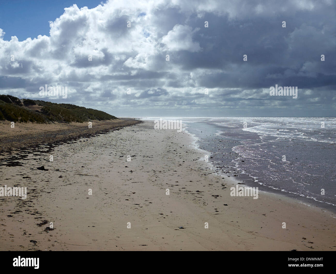 La Fylde Coast entre Blackpool et Lytham St Annes, North West England Banque D'Images