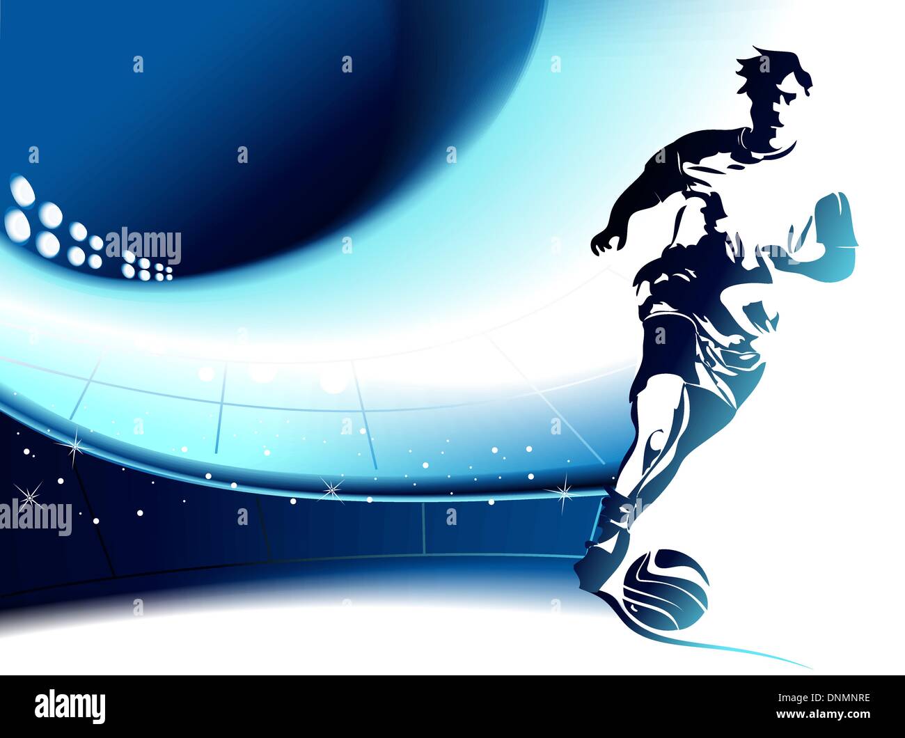 Arrière-plan de football Illustration de Vecteur