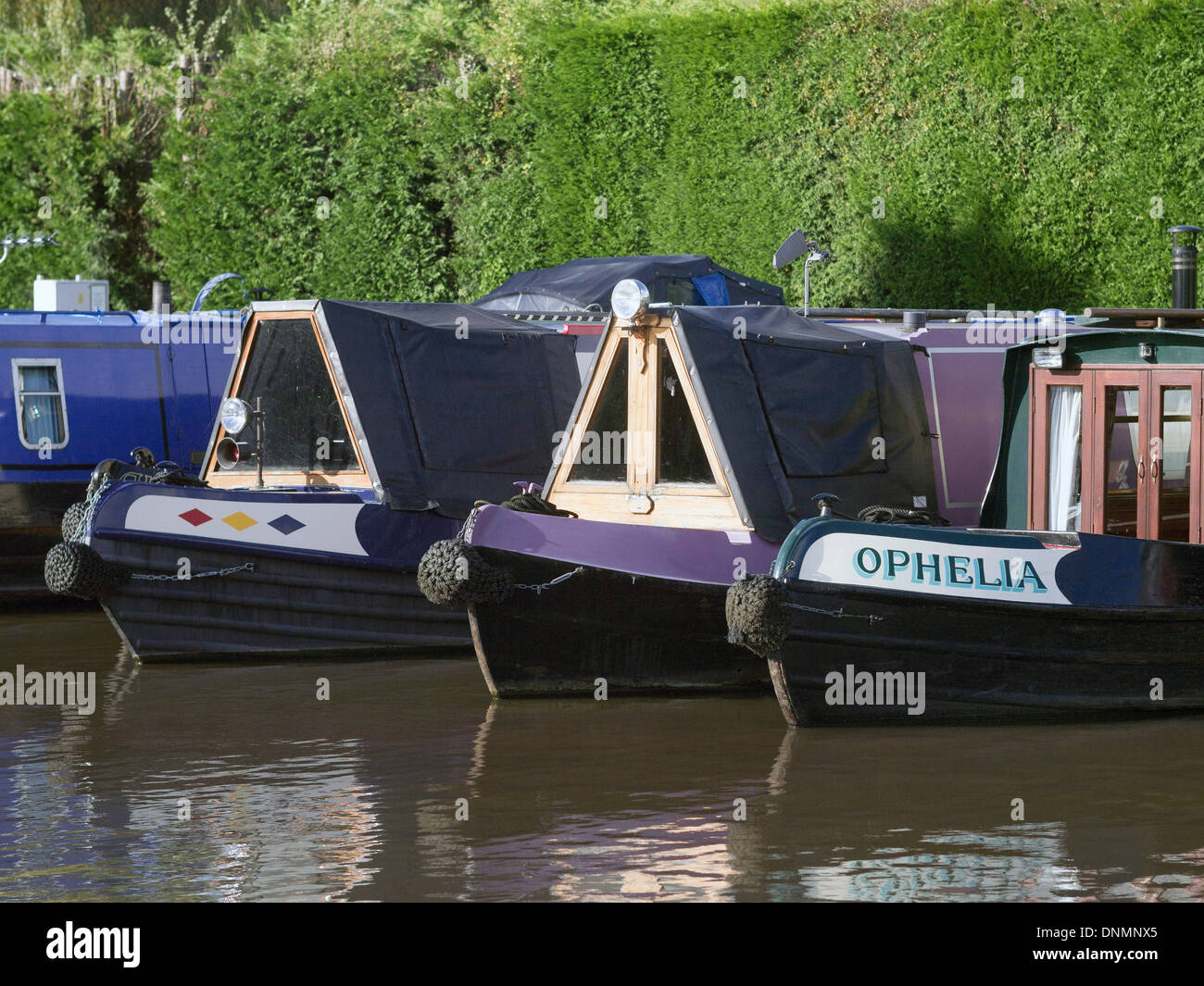 Chantier alvechurch worcestershire canal de Worcester et birmingham Midlands England uk Banque D'Images