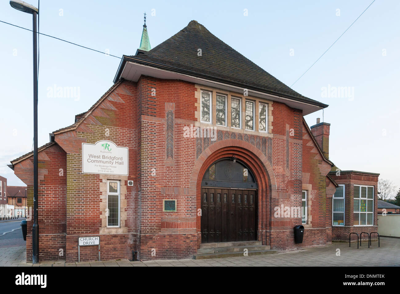 Lutterell Hall, un centre communautaire, également connu sous le nom de West Bridgford Community Hall, West Bridgford, Lancashire, England, UK Banque D'Images