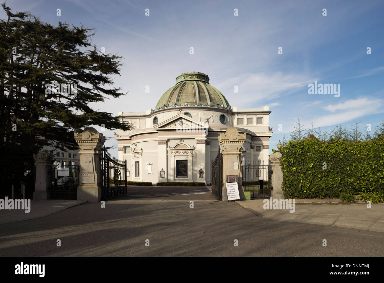 La société Neptune un Columbarium de San Francisco. Architecte : Bernard J.S. Cahill. Banque D'Images