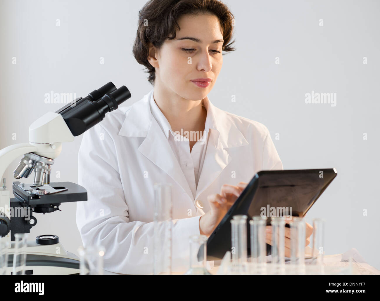 Scientist working in laboratory Banque D'Images