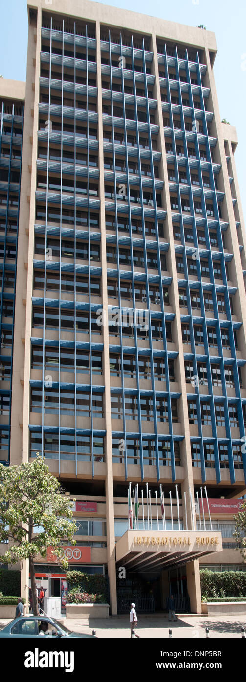 International House sur City Hall Way Nairobi Kenya Banque D'Images