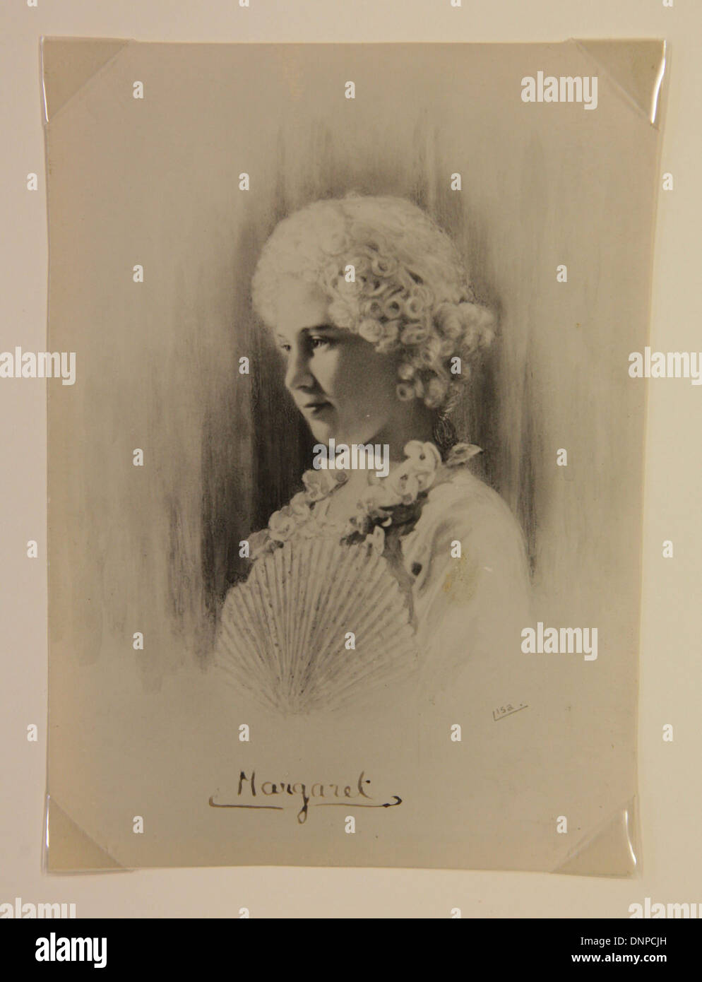 Recueillir des photographie de la Princesse Margaret dans le jouer Cendrillon, 1941 Banque D'Images