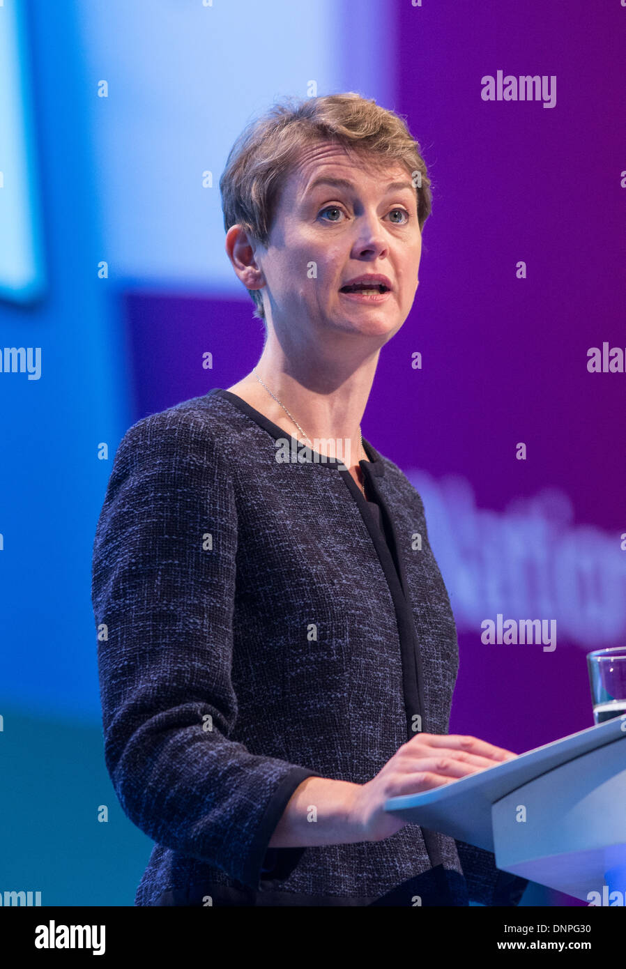 Yvette Cooper MP-Shadow secrétaire d'état Banque D'Images