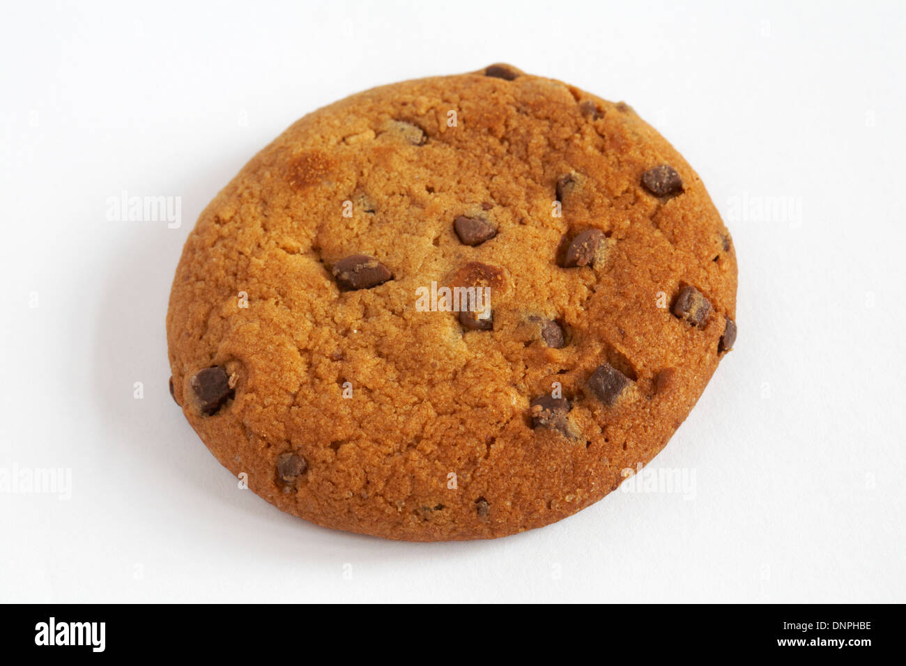 New Maryland Gooeys cookie croustillant chocolat remplis d'une gâterie gluant center isolé sur fond blanc Banque D'Images