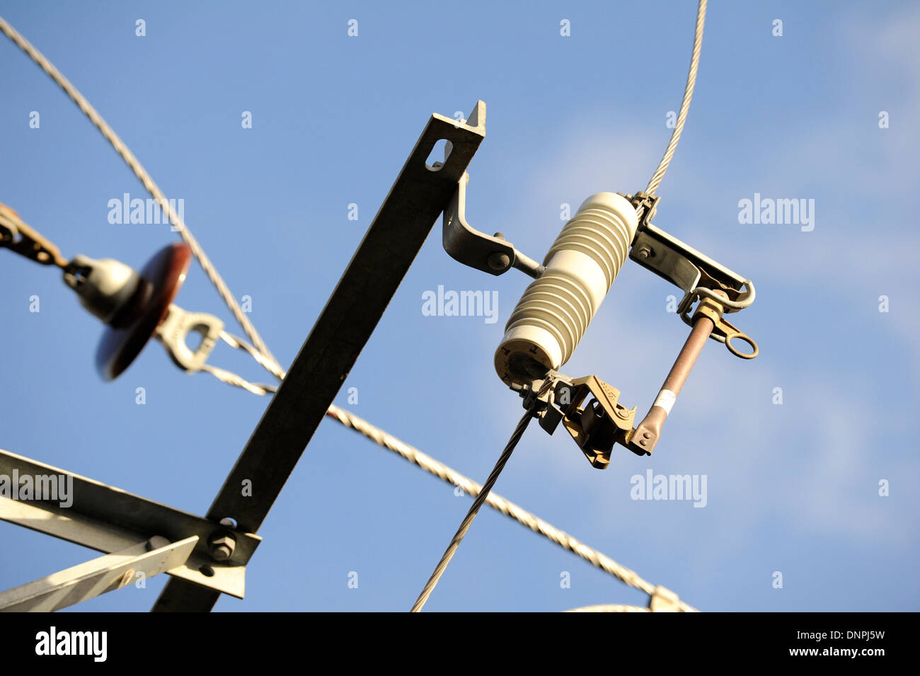 11kv ligne haute tension aériennes avec