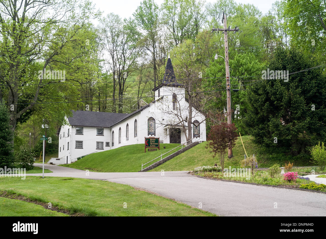 Benham United Methodist Church, Benham, Harlan County, Kentucky, USA Banque D'Images