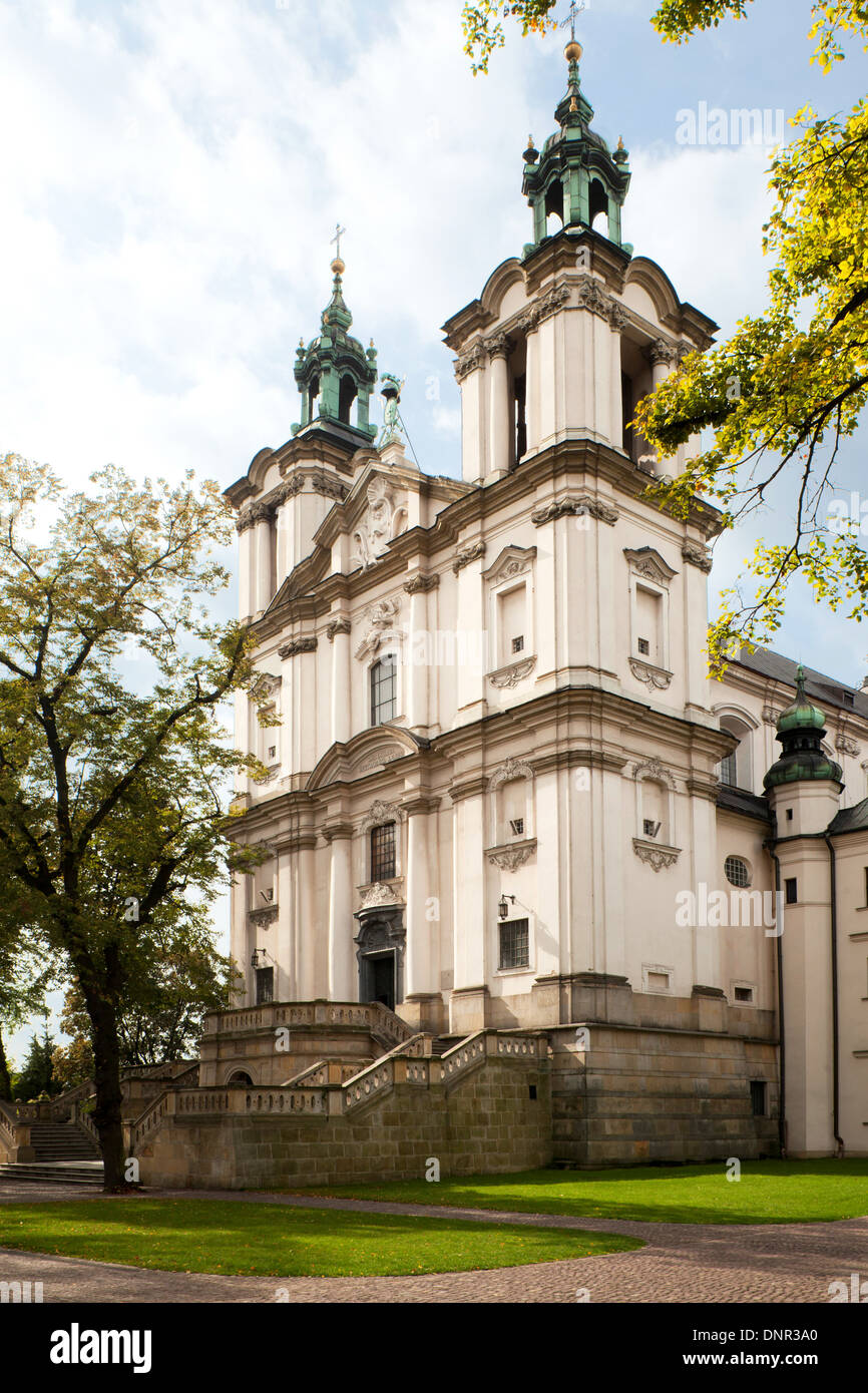 À l'église Saint-Stanislas Skałka de Cracovie, Pologne Banque D'Images