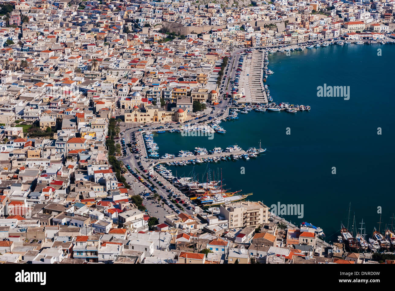 Kalhmnos island Pothia Banque D'Images