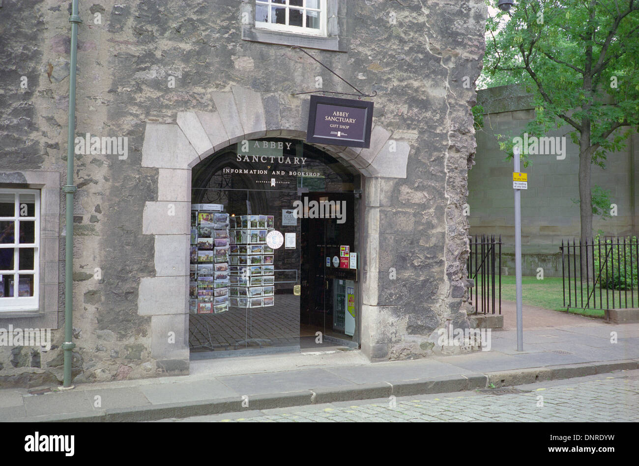 Sanctuaire de l'abbaye de cadeaux, Abbey Strand, Holyrood, Édimbourg, Écosse, Royaume-Uni Banque D'Images