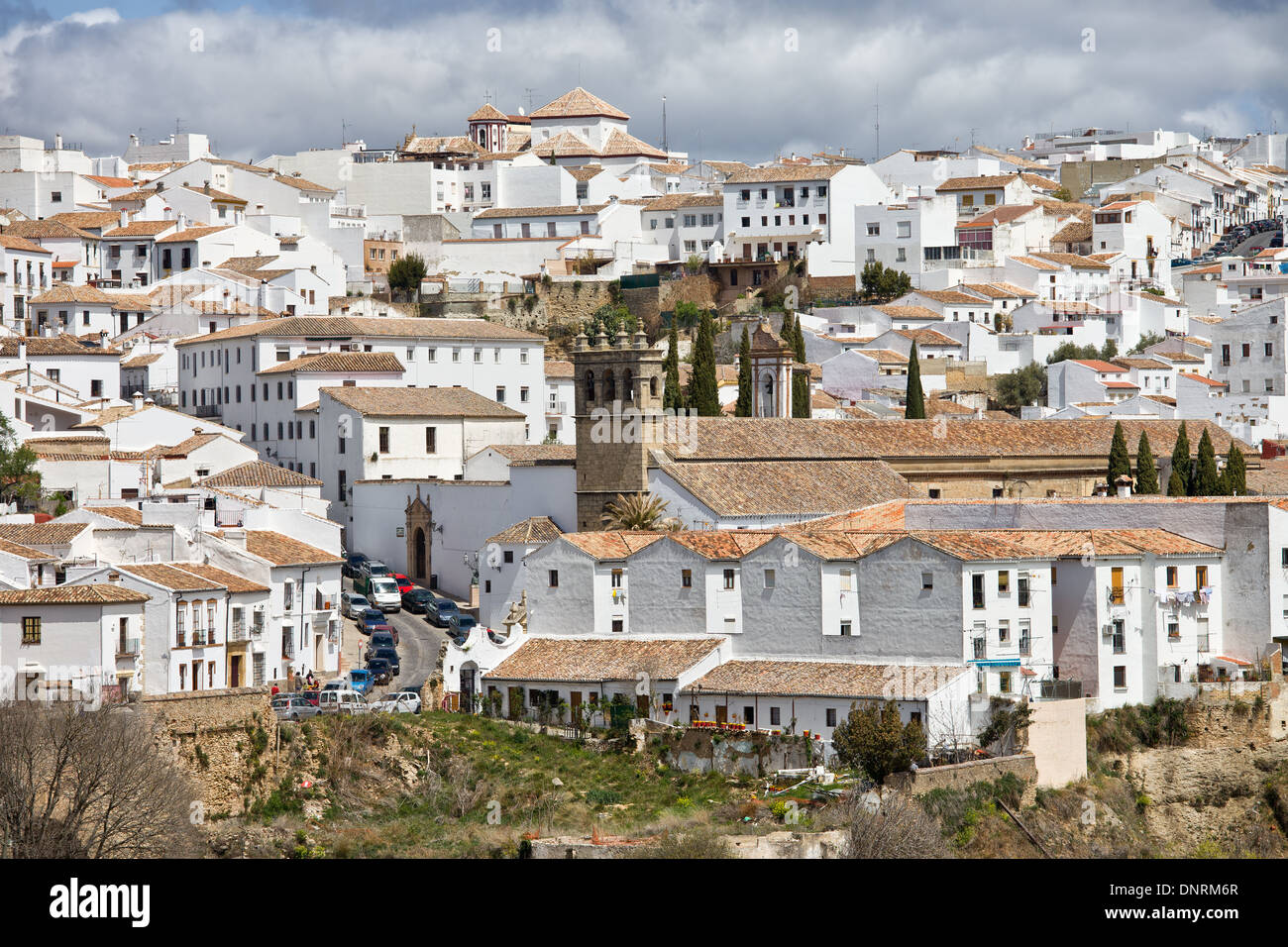 Ville de Ronda en Espagne, région d'Andalousie. Banque D'Images