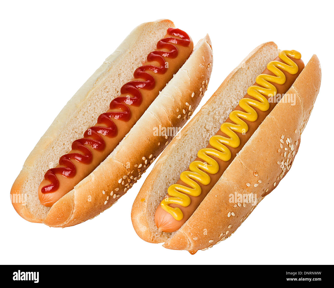 Hot dogs Banque D'Images