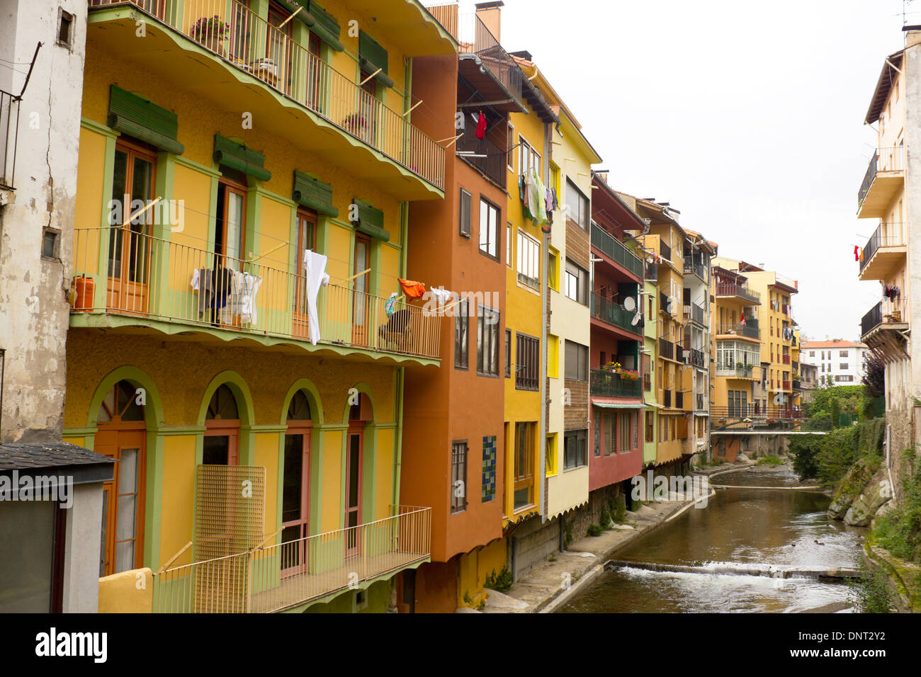 Ter dans le Ripollès Camprodon, Pyrénées Orientales, Catalogne (Espagne) Banque D'Images