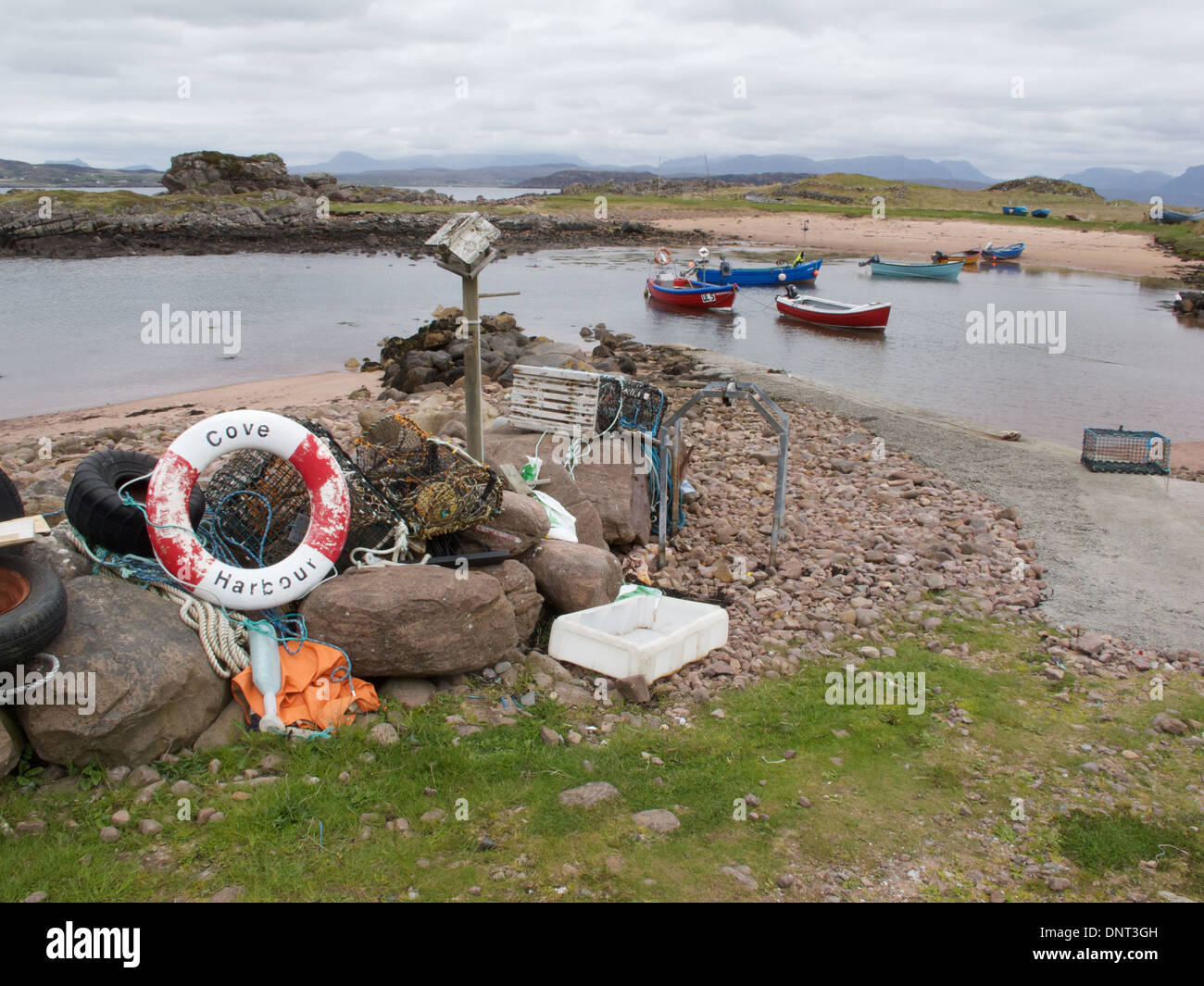 Cove, Loch Ewe, Wester Ross, Scotland. Banque D'Images