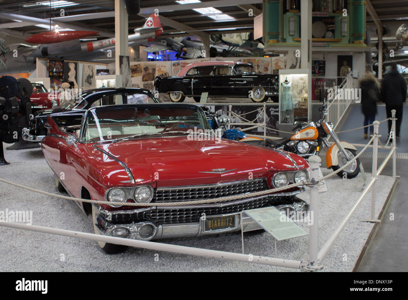 Une Cadillac Eldorado Convertible de 1959 sur l'affichage à Sinsheim Museum en Allemagne Banque D'Images