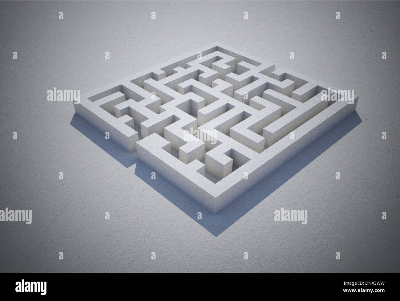 Puzzle labyrinthe Banque D'Images