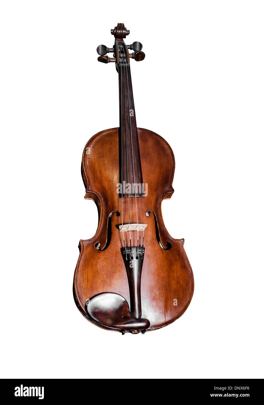 Images du violon. Isolé sur fond blanc Banque D'Images