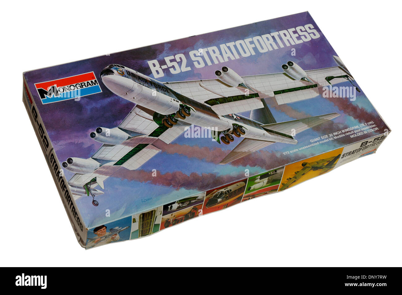 Échelle 1/72e d'un Boeing B-52 Stratofortress échelle en plastique modèle kit Banque D'Images