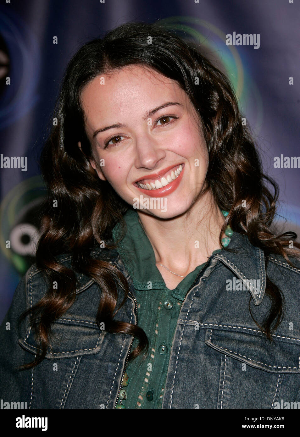 Jan 21, 2006 ; Pasadena, Californie, USA ; l'actrice AMY ACKER à l'ABC TCA a tenu à la soufflerie. Crédit obligatoire : Photo de Lisa O'Connor/ZUMA Press. (©) Copyright 2006 by Lisa O'Connor Banque D'Images