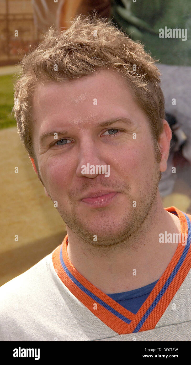 Le 2 avril, 2006 ; Westwood, CA, USA ; acteur Nick Swardson à 'la célébrité Benchwarmers' d'un match de baseball au Sunset Canyon Recreation Center sur le campus de l'UCLA. Crédit obligatoire : Photo par Vaughn Youtz. (©) Copyright 2006 par Vaughn Youtz. Banque D'Images