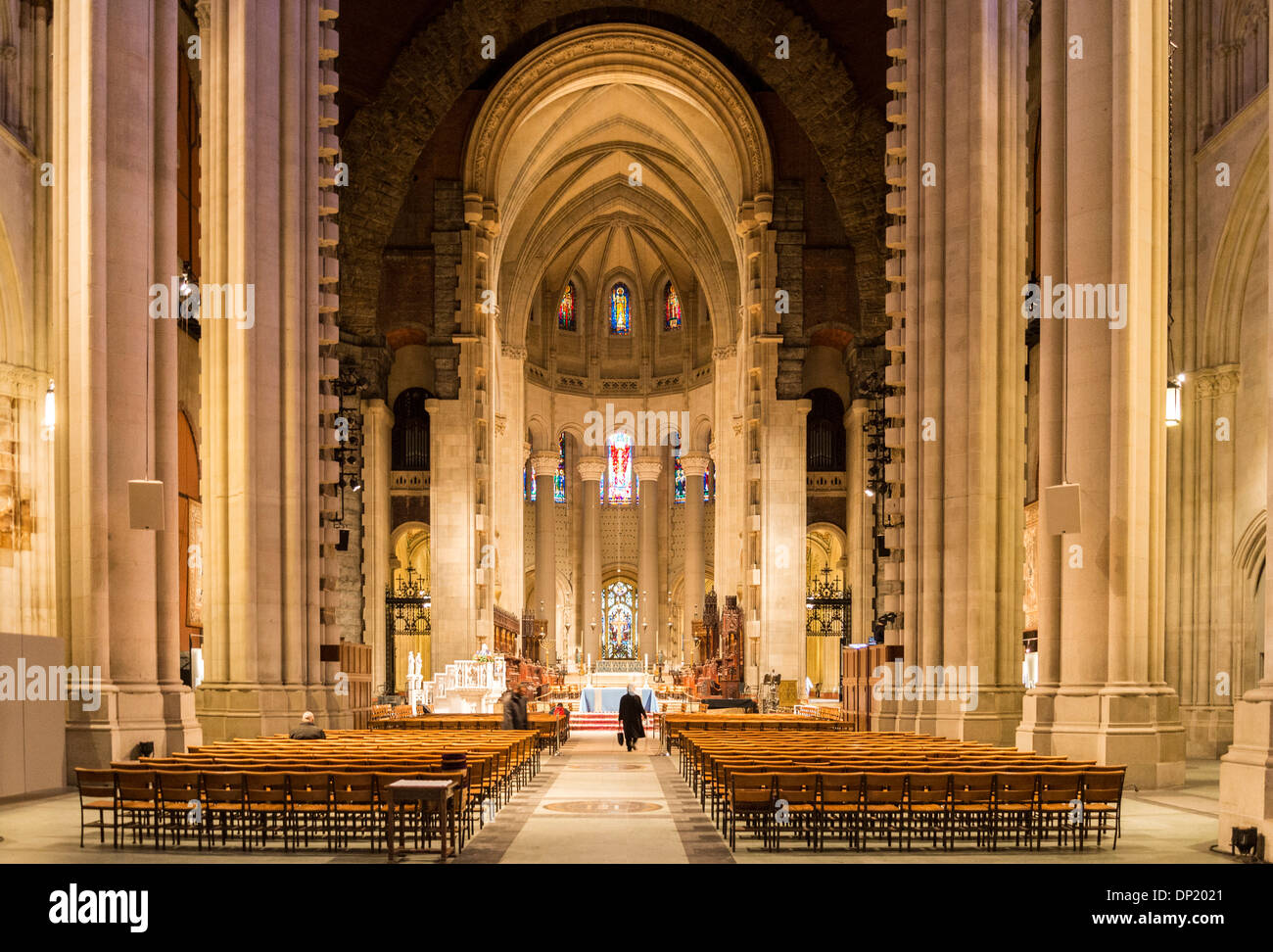 Cathédrale de Saint John the Divine, Manhattan, New York City, New York, USA Banque D'Images