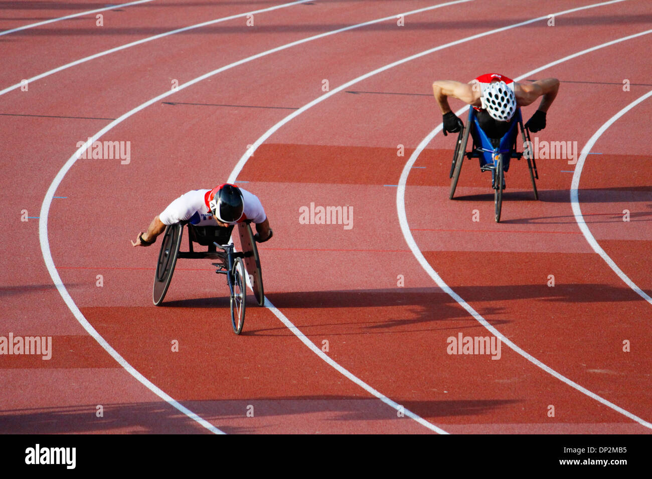 Championnat du monde international de Para athlétisme 2013, IPC, Venissieux, LYON, Rhone, Rhone Alpes, France. Banque D'Images