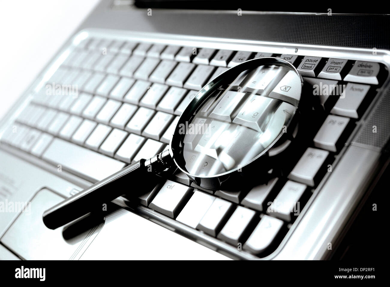 Recherche sur Internet, conceptual artwork Banque D'Images