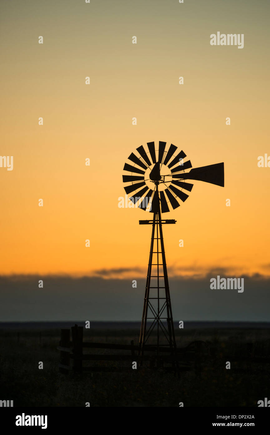 Colorado moulin au coucher du soleil Banque D'Images