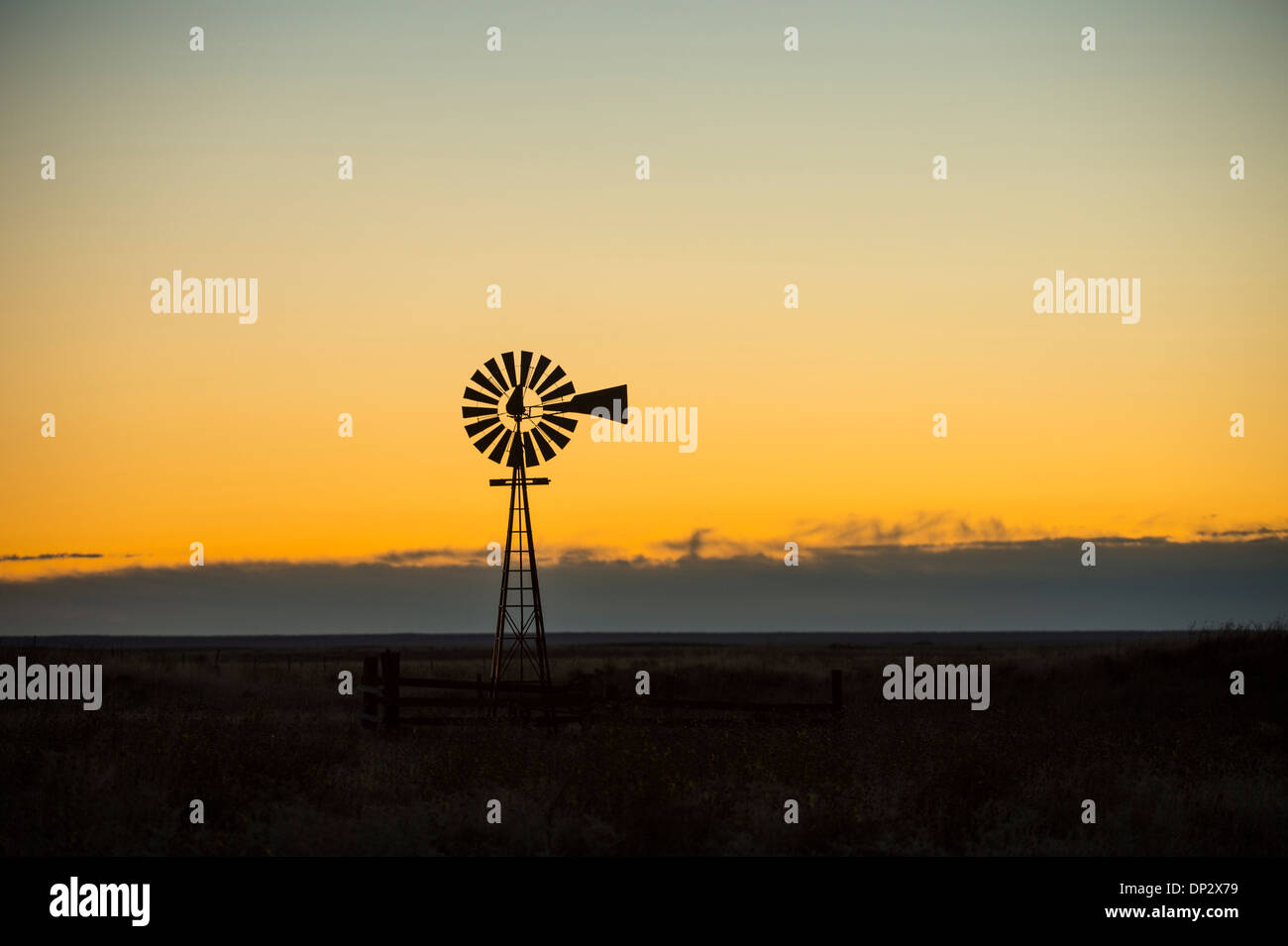 Colorado moulin au coucher du soleil Banque D'Images