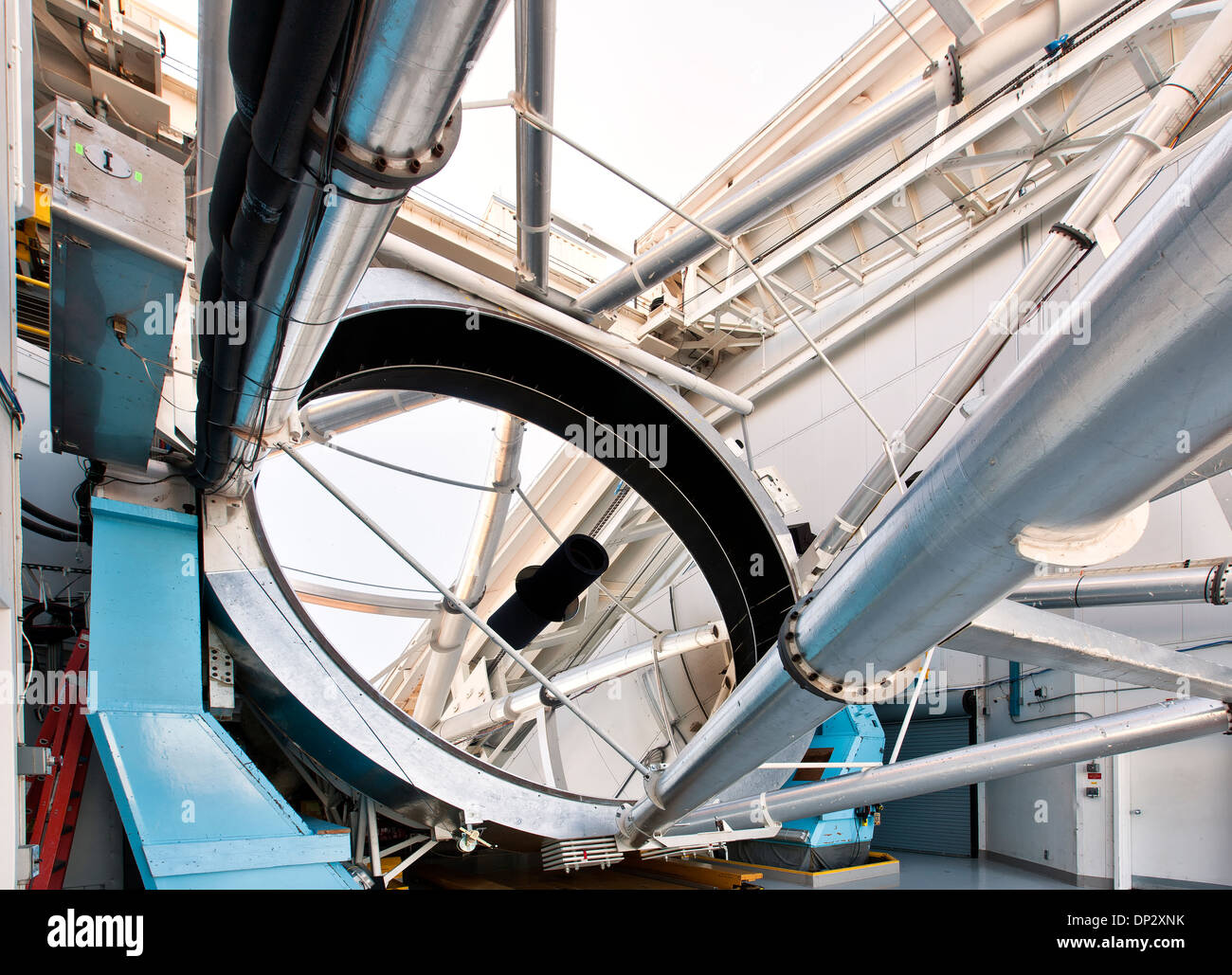 Miroir optique de 6,5 m de l'Observatoire, le TEM Banque D'Images