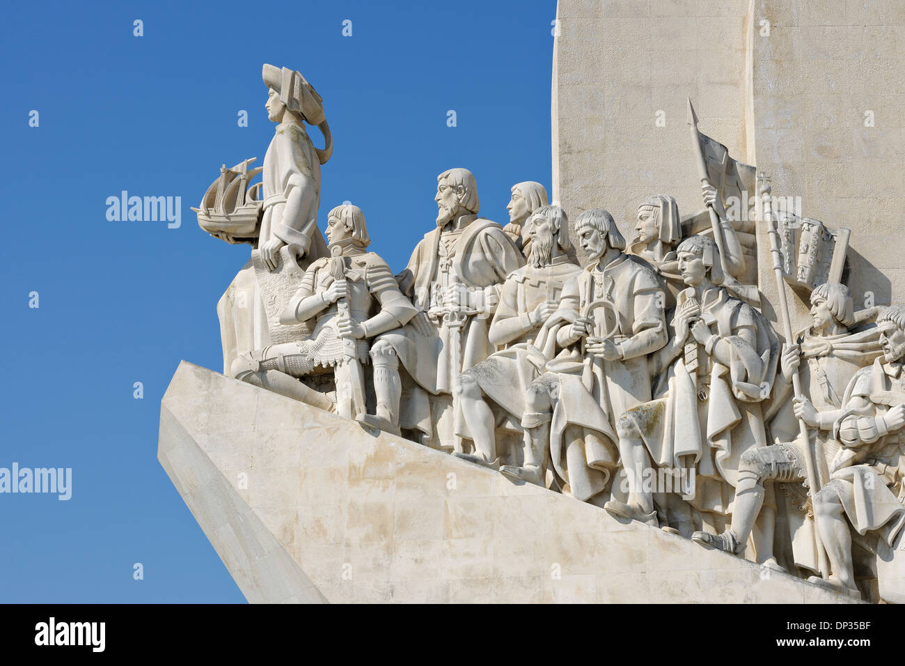Close-up du Monument des Découvertes, Belém, Lisbonne, Portugal Banque D'Images