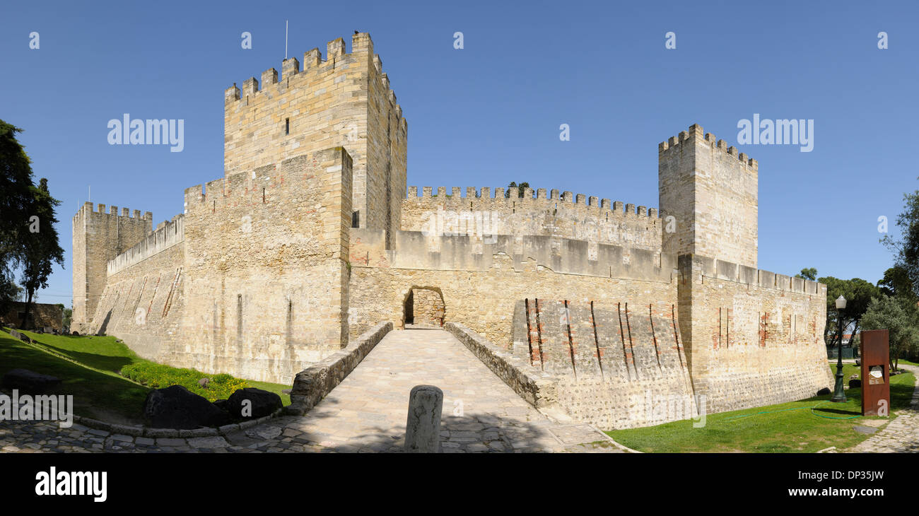 Castelo de Sao Jorge, Lisbonne, Portugal Banque D'Images