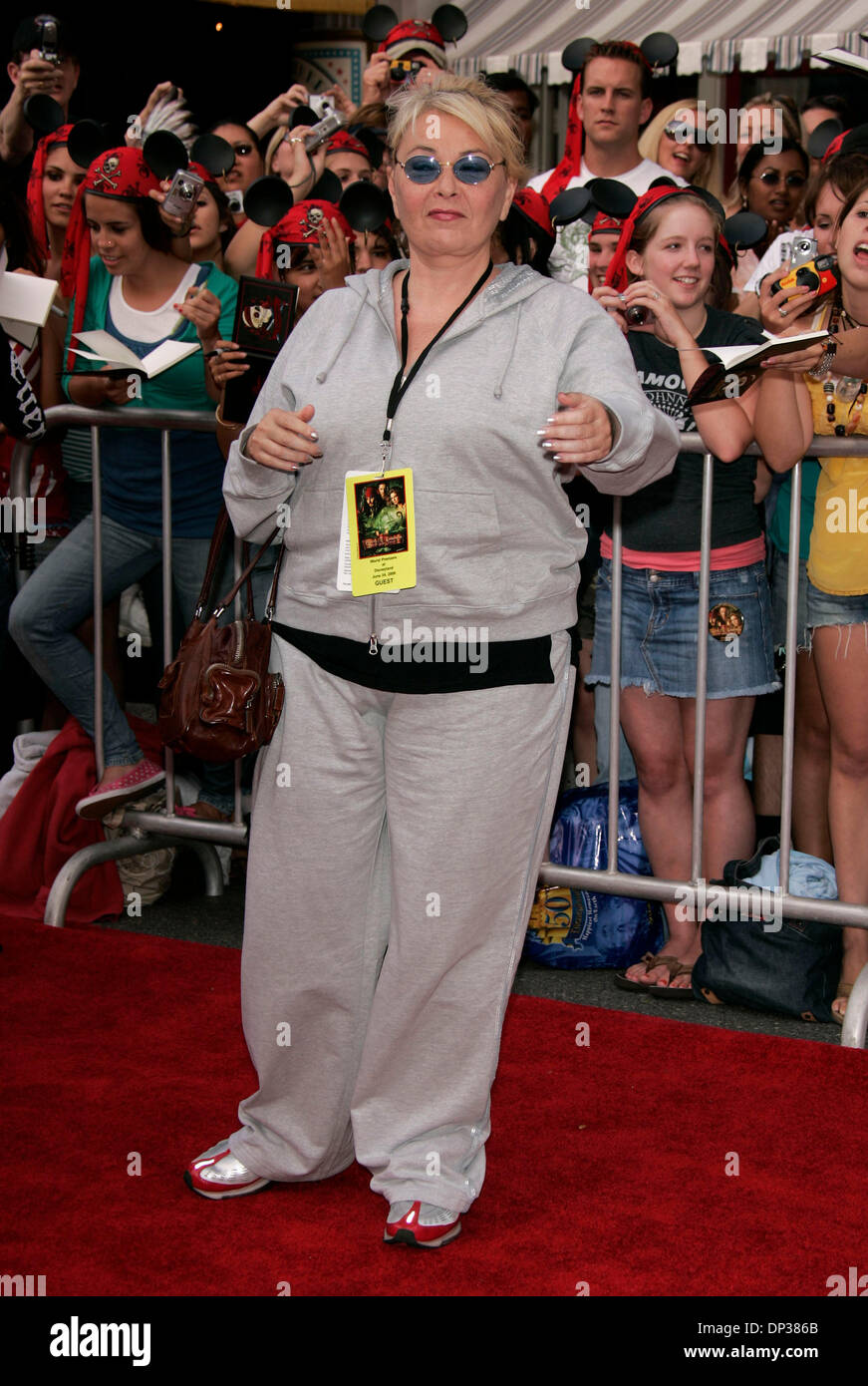 Juin 24, 2006, Anaheim, Californie, USA ; l'actrice ROSEANNE au 'Pirates Des Caraïbes' Première mondiale tenue à Disneyland. Crédit obligatoire : Photo de Lisa O'Connor/ZUMA Press. (©) Copyright 2006 by Lisa O'Connor Banque D'Images