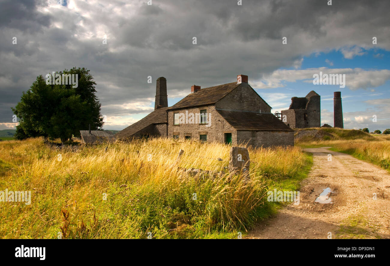 Magpie, près de Sheldon dans le Peak District, England UK Banque D'Images