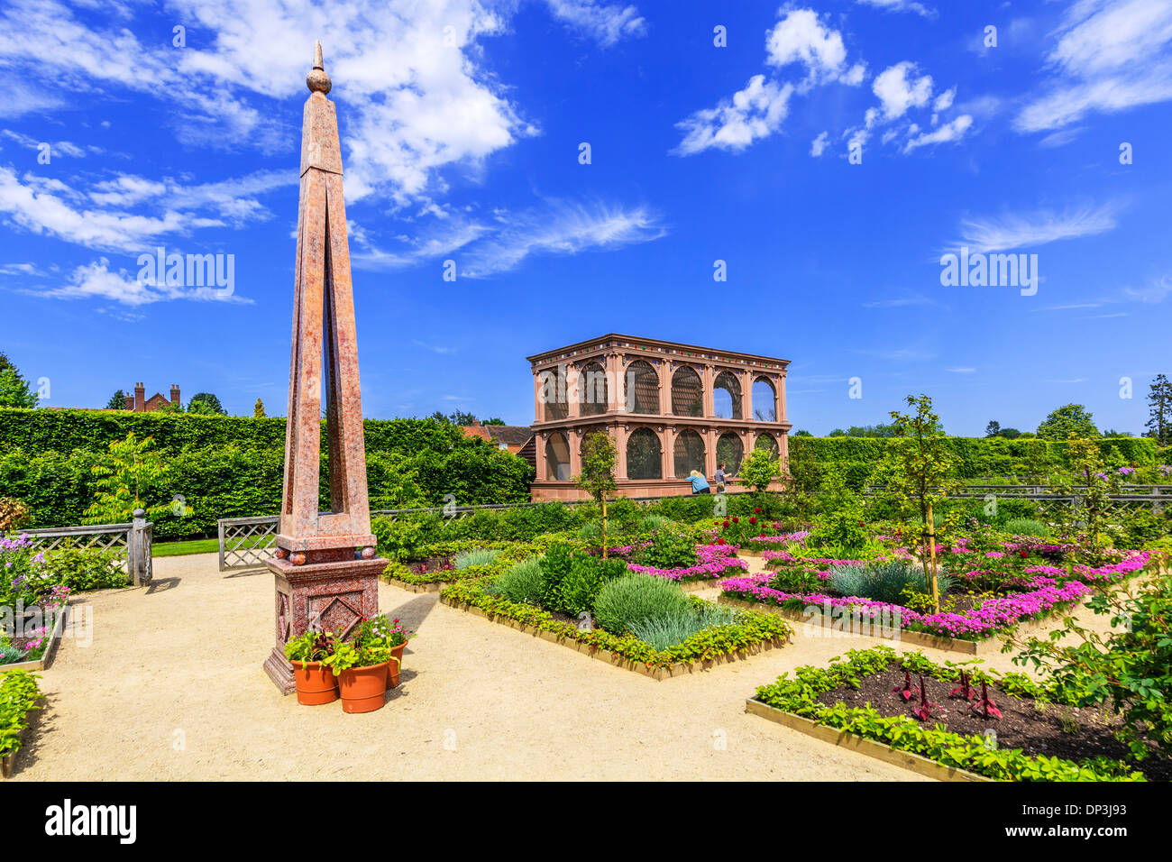 Jardins élisabéthains kenilworth warwickshire angleterre uk Banque D'Images