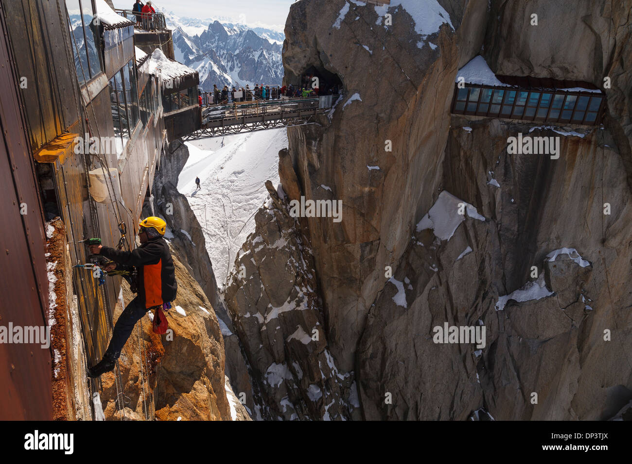 Aiguille du midi télécabine Panoramic MontBlanc, Chamonix, Alpes