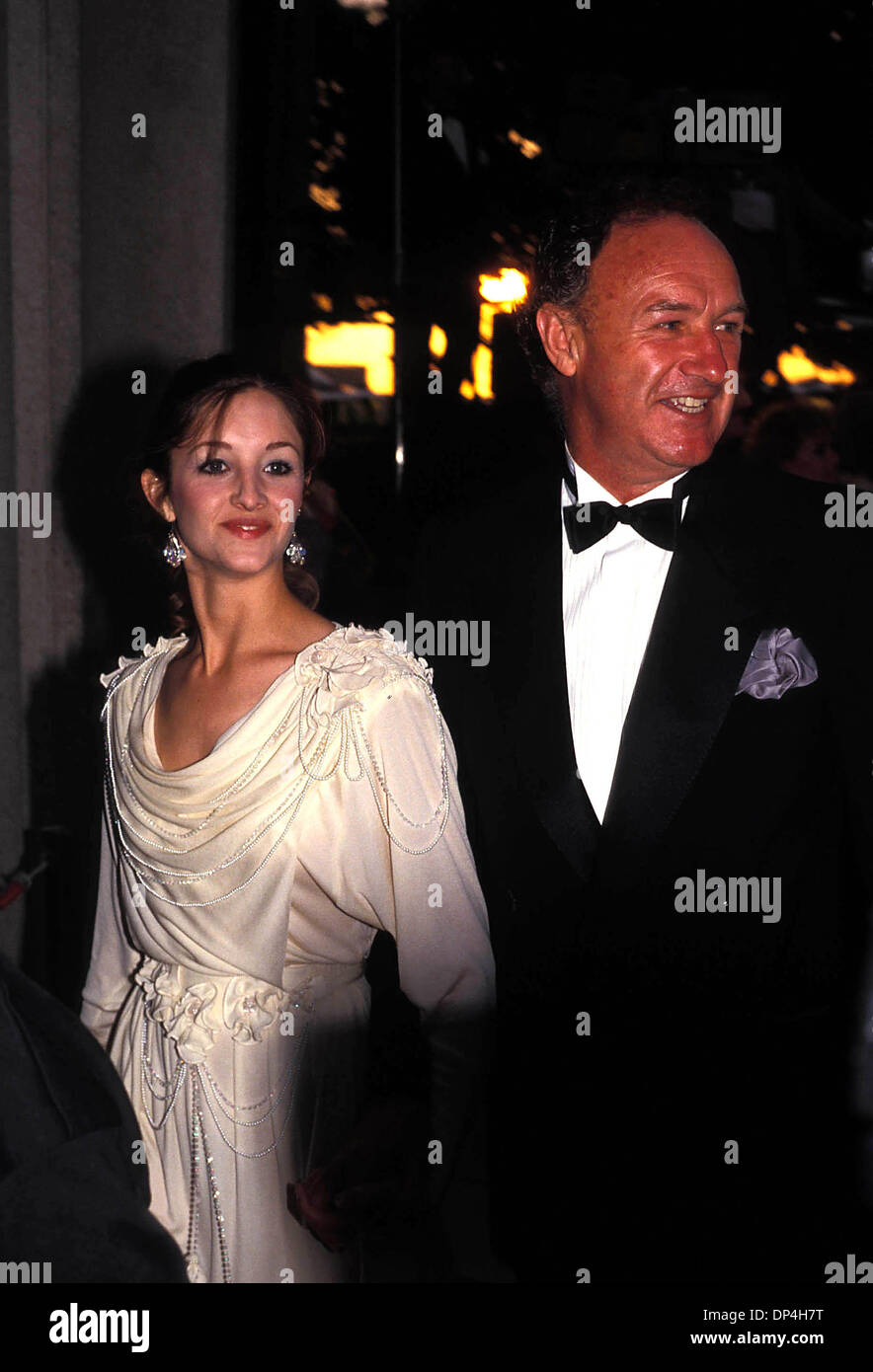 18 avril 2006 - GENE HACKMAN ET SA FILLE. MICHELSON-(PHOTOS Image : © Crédit Photos Globe/ZUMAPRESS.com) Banque D'Images