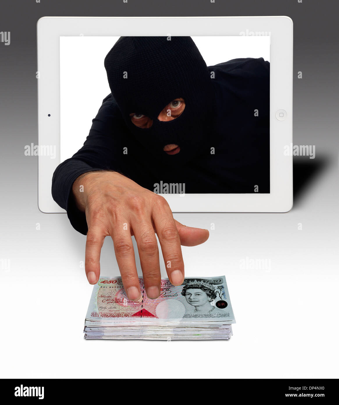 Le Cyber-crime, conceptual image Banque D'Images