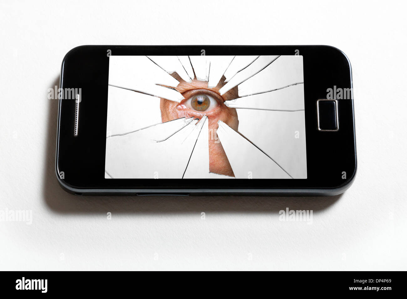 Cyber-harcèlement, conceptual image Banque D'Images
