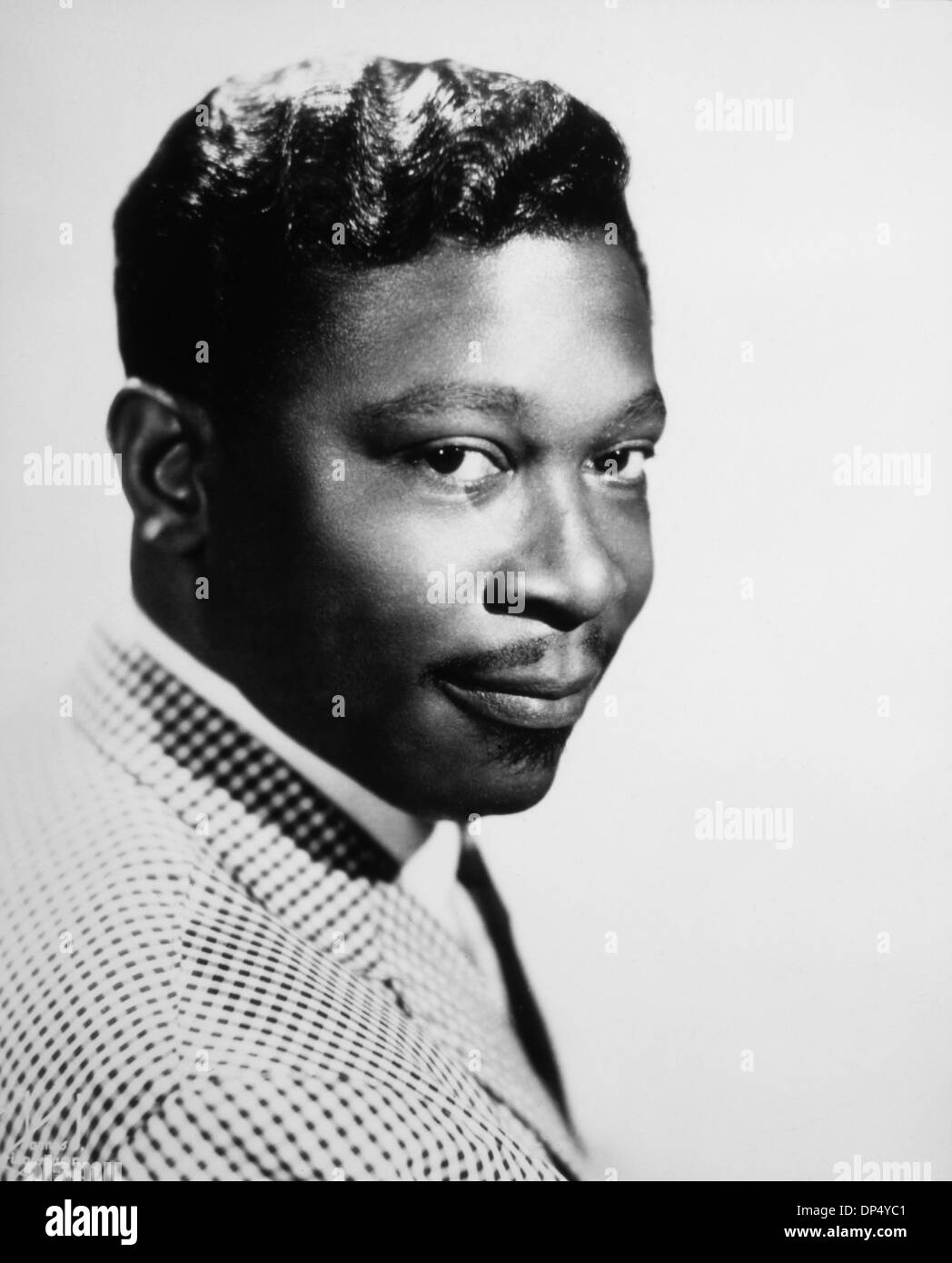 Riley 'B.B.' King, chanteur et guitariste de blues, Portrait, circa 1950 Banque D'Images